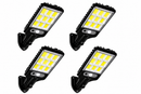 Luminária Solar de Parede 108 COB LED 🌞💡 – Sensor de Presença, Prova D’Água, 3 Funções