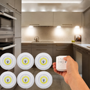💡 Kit Luminárias LED Sem Fio com Controle Remoto