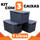 🧺 Kit 3 Cestos Organizadores Rattan com Tampa – Organização, Estilo e Praticidade em Qualquer Ambiente!