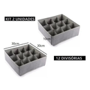 🧦 Organizador de Gaveta Dobrável 6/12/24 Divisórias – Deixe Seu Closet e Armário Sempre Arrumados!