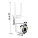Câmera de Segurança WiFi IP66 HD Yoosee Visão Noturna 28 LEDs Sensor Movimento Alarme Bivolt